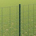 vidaXL Euro oplotenie s pilierom 10 x 1,5 m PVC potiahnutá oceľ Zelená