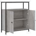 vidaXL Komoda sivá sonoma 70x30x80 cm kompozitné drevo