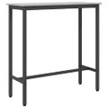 vidaXL stôl Sivý Sonoma 100 x 40 x 100,5 cm Inžinierske drevo a oceľ