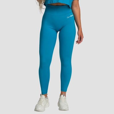 Dámske legíny High-waist Limitless Aquamarine - GymBeam, veľkosť XL, veľkosť oblečenia XL