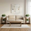 vidaXL Stojan na rastliny 2 ks Dub artisan 30 x 30 x 40 cm