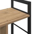 vidaXL Regál na knihy 3 úrovní 75 x 30 x 58,5 cm Kompozitné drevo