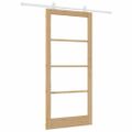 vidaXL Posuvné dvere ORKDAL 93 x 202 cm Prírodná