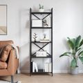 vidaXL Regál na knihy 5 úrovní 56 x 34 x 171 cm Kompozitné drevo
