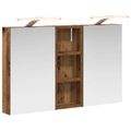 vidaXL Set kabinetov do kúpeľne 3 ks 80 x 10,5 x 50 cm
