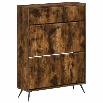 vidaXL Skriňa na topánky BREDA 78 x 24 x 103 cm Kompozitné drevo