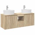 vidaXL Set kabinetov do kúpeľne 3 ks Dub sonoma 49,5 x 44,5 x 65 cm
