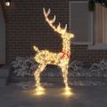 vidaXL 3D sob 250 LED Teplá biela 96 x 40 x 180 cm PET