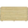 vidaXL Vyvýšený záhradný záhon+dno 150x50x75 cm, impregnovaná borovica