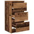 vidaXL Komoda staré drevo 37,5x35x76 cm kompozitné drevo