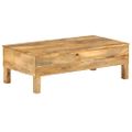 vidaXL Konferenčný stolík z mangovníkového dreva 110x55x35 cm