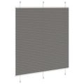 vidaXL plisovaná roleta antracit 120x150 cm Šírka látky 119,4 cm