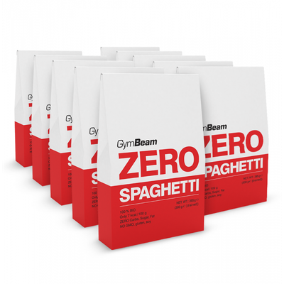 BIO Zero Špagety 385 g – GymBeam, 10 x 385 g