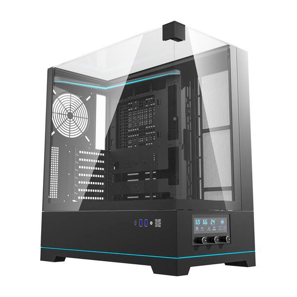 Počítačová skriňa Darkflash DY450 bez ventilátorov (čierna)