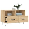 vidaXL TV skrinka dub sonoma 80x36x50 cm spracované drevo