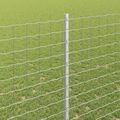 vidaXL Euro oplotenie s pilierom 10 x 1,5 m Pozinkovaná oceľ Sieťovina