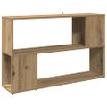 vidaXL skrinka na knihy Artisan Dub 100x24x63 cm Drevo
