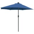 vidaXL Záhradný slnečník 294 x 150 x 224 cm Polyester a oceľ Azurblue