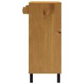 vidaXL Barový stolík FLAM 92x45x110 cm masívna borovica