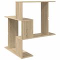 vidaXL Stenná polica Dub sonoma 67 x 67 x 87 cm Kompozitné drevo