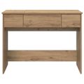 vidaXL Kozmetický stôl Remeselný dub 100 x 45 x 76 cm