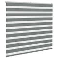 vidaXL Zebra roleta tmavošedá 155x150 cm šírka látky 150,9cm polyester