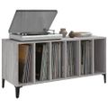vidaXL Skrinka na platne sivá sonoma 100x38x48 cm kompozitné drevo
