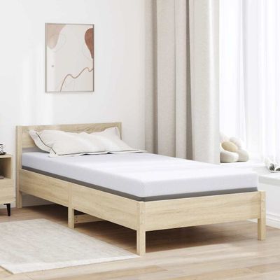 vidaXL Matracový topper z pamäťovej peny 90 x 190 cm Thick Mäkký Biela