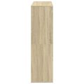 vidaXL Deliaca stena dub sonoma 100x33x115 cm kompozitné drevo
