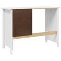 vidaXL Stôl s priehradkami HILL Biela 100 x 45 x 74 cm