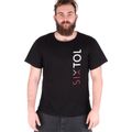 Mužské tričko T-SHIRT, čierna, veľkosť L, 100 % bavlna SIXTOL