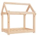 vidaXL Posteľ pre psa 71x55x70 cm borovicový masív