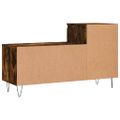 vidaXL Botník dymový dub 102x36x60 cm spracované drevo