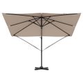 vidaXL Roma Parasol 286 x 284 x 265 cm Hliník a polyester Obdĺžnikový
