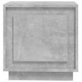 vidaXL Nočný stolík betónovo sivý 44x35x45 cm spracované drevo