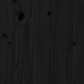 vidaXL Rám detskej postele čierny 90x190 cm masívna borovica