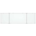 vidaXL Magnetická biela tabuľa skladacia 160x60x1,7 cm hliník
