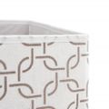 vidaXL skladacie úložné boxy 10ks Krémovo 32x32x32 cm Netkaná textília