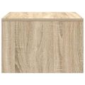 vidaXL Nástenný stôl Sonoma dub Kompozitné drevo 60 x 45 x 30 cm