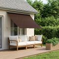 vidaXL Markíza Hnedá 200 x 150 cm 180 g / m² polyester s PU povrchom