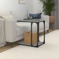 vidaXL Príručný stolík sivý dub sonoma 50x35x52 cm spracované drevo