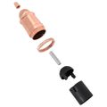 vidaXL držiaky lámp 2 ks Rose Gold E27