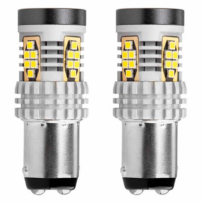 LED žiarovky CANBUS 3020 24SMD 1157 BAY15D P21/5W biela 12V/24V AMiO-02798
