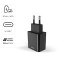 HAMA Rýchla nabíjačka, USB-C, PD, 20W, čierna