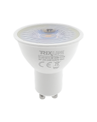 LED žiarovka Trixline 5W 350lm GU10 2700K teplá biela
