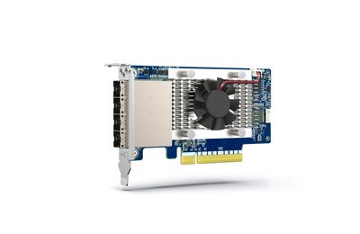 QNAP 4-port miniSAS HD hosť bus adaptér, Broadcom Aero SAS3816, PCIe 4.0 x 8 pre TL SAS JBOD series