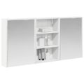 vidaXL Set kabinetov do kúpeľne 3 ks 126 x 16 x 62.5 cm