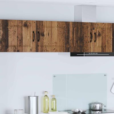 vidaXL Nástenná skrinka PORTO 2 pcs Staré drevo 50 x 31 x 40 cm