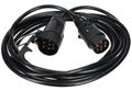 Predlžovací 7-pinový kábel - závesná zásuvka+zástrčka TRAILER CABLE 7, 12V, 5m SIXTOL