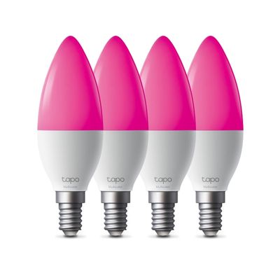 TP-link Tapo L430C(4-pack), SMART Led žiarovka E14